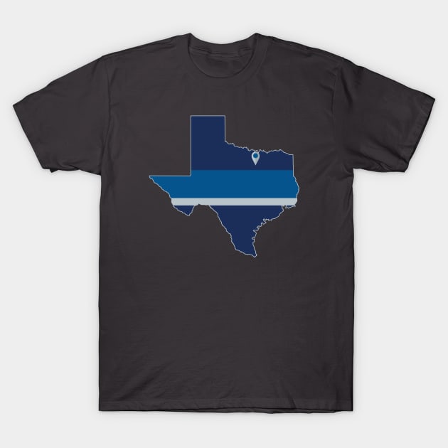 Dallas Basketball T-Shirt by doctorheadly